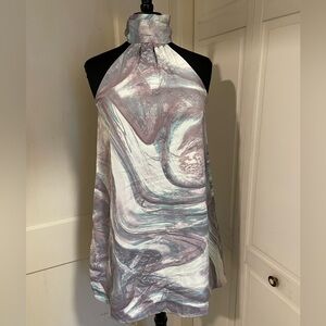 a new day Multicolor Halter Mini Dress